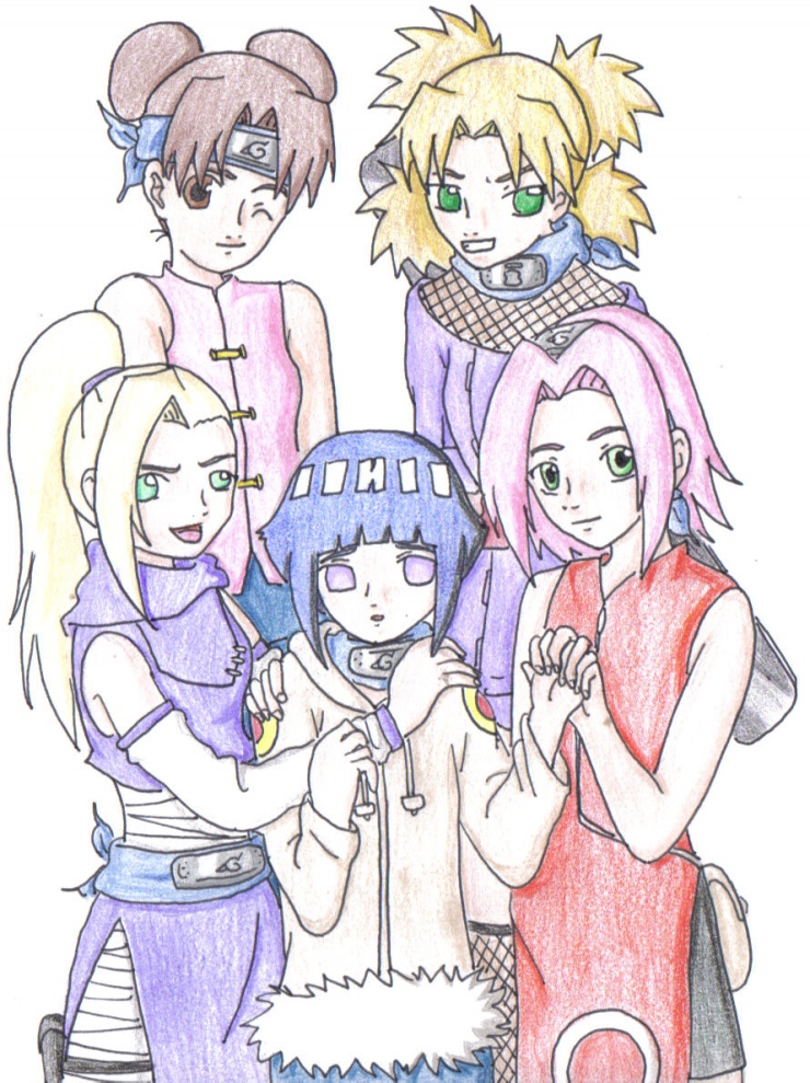Naruto Girls by SandySibs