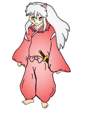 Inuyasha (colored) by Sango-chan_90