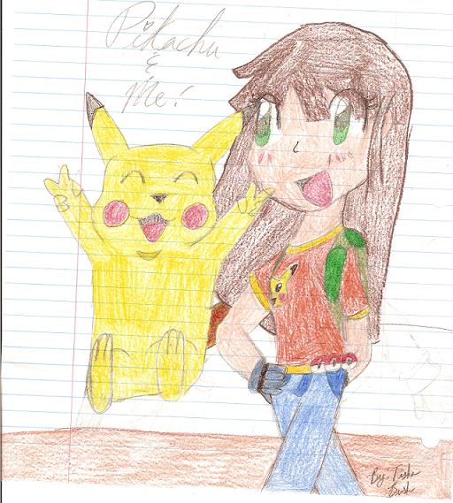 Pikachu and me! by Sango808
