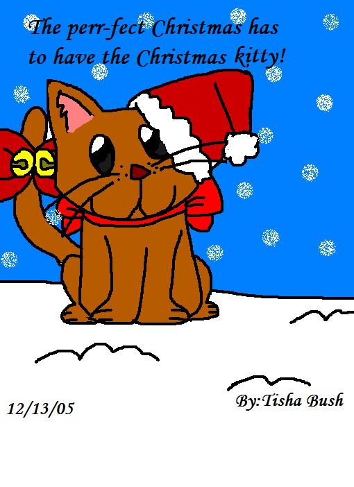 Christmas kitty!^_^ by Sango808