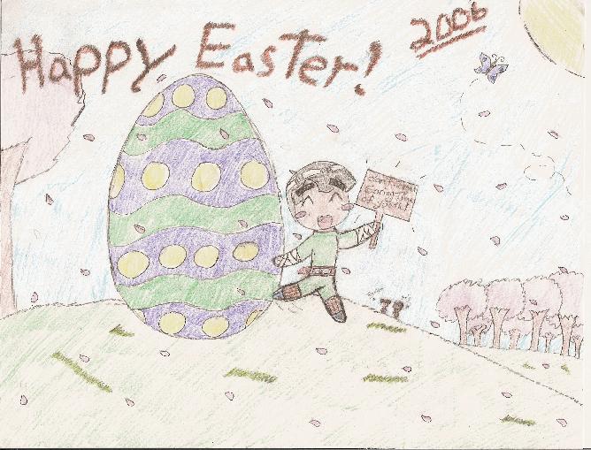 Happy Easter!(chibi Rock Lee^_^) by Sango808