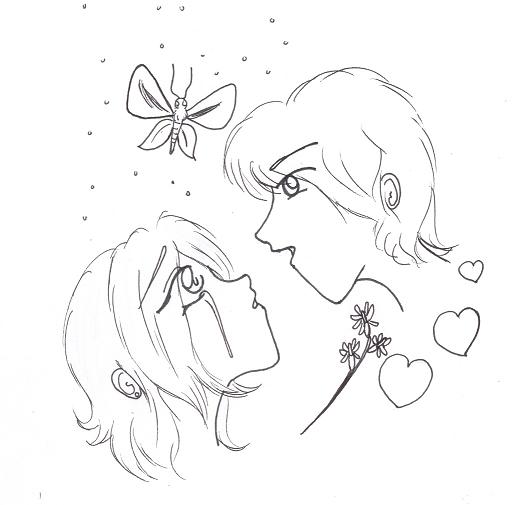 Missing you (uncoloured) by Sannetangel