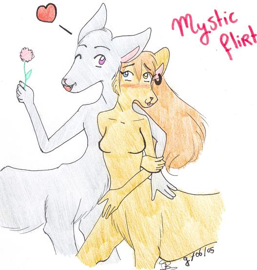 Mystic Flirt by Sannetangel