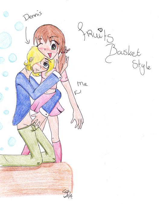Me and Dennis - Fruits Basket style! by Sannetangel