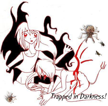 Trapped in Darkness! by Sannetangel