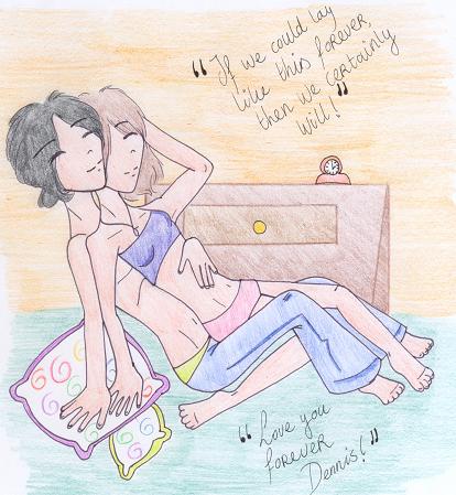 If we could lay like this by Sannetangel