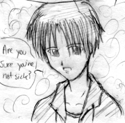 Random Sketch Cute Guy... by Sanoshi