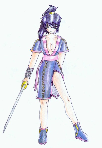 Samurai Woman by Sansariu