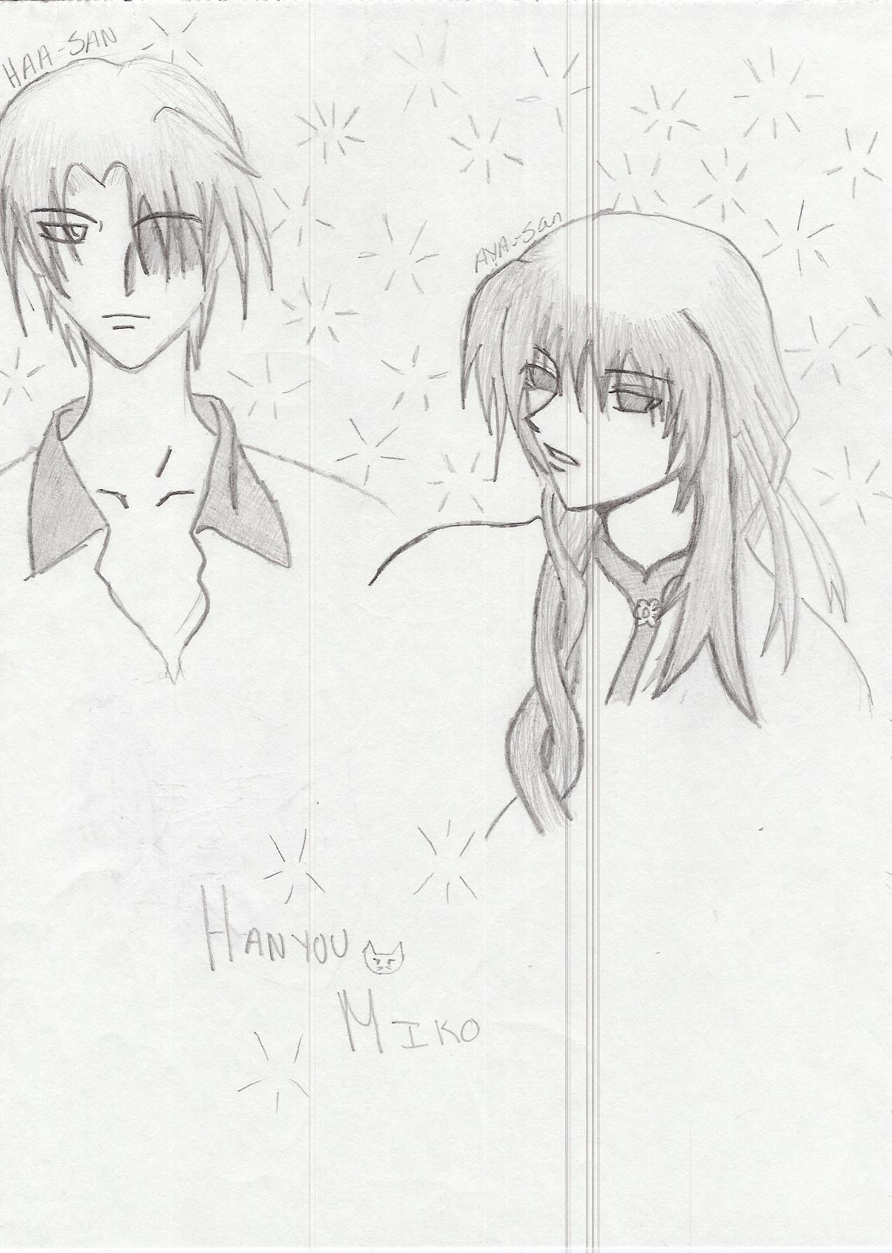 Hatori and Aya doodle by Sanzos_Gurl