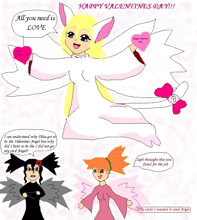 Valentines Day Angels by Sapphire_Angels_Devil