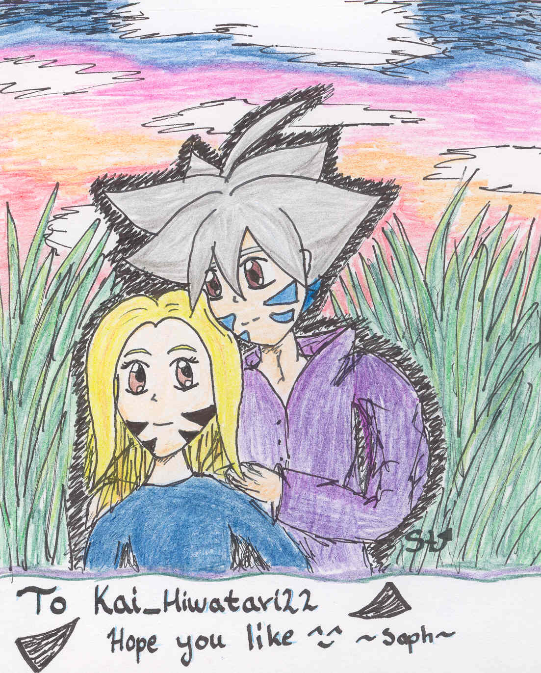 Hugging Kai to kai_hiwatari22 by Sapphire_Angels_Devil
