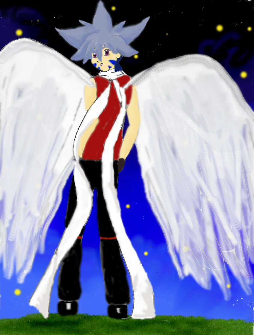 Angel Kai (Coloured!) by Sapphire_Angels_Devil