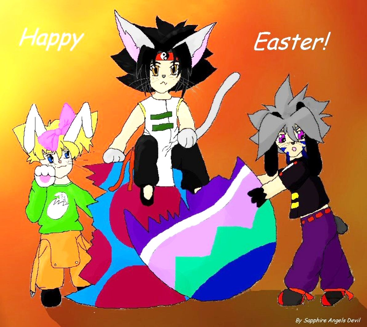 Happy Easter by Sapphire_Angels_Devil