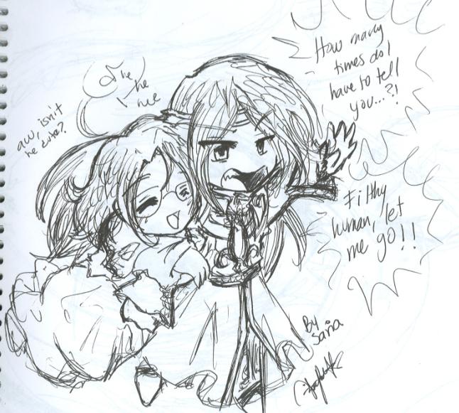 Chibi Reyson and me >//> by Saria