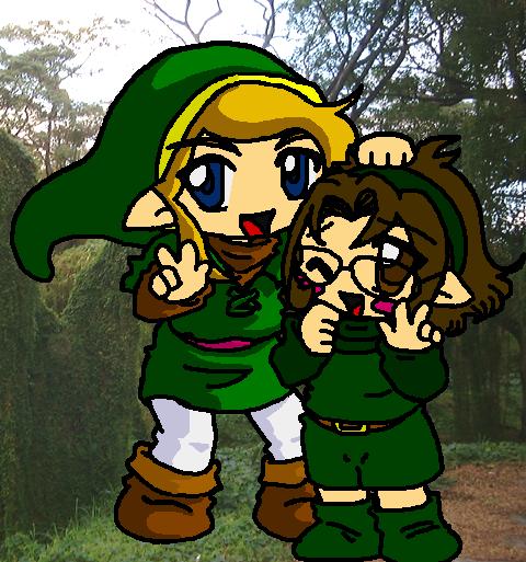 Link and Saria* by Saria