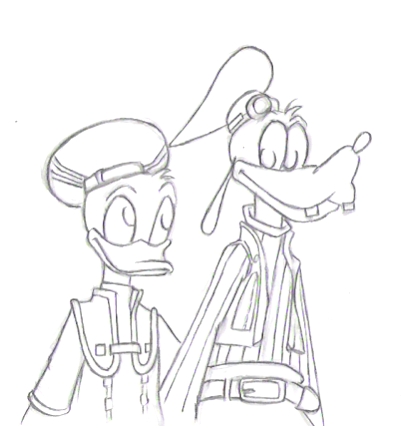 Donald and Goofy by Saria29