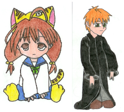 Puchiko and Ron (4 Puchiko-chan) by SassyBotan8990