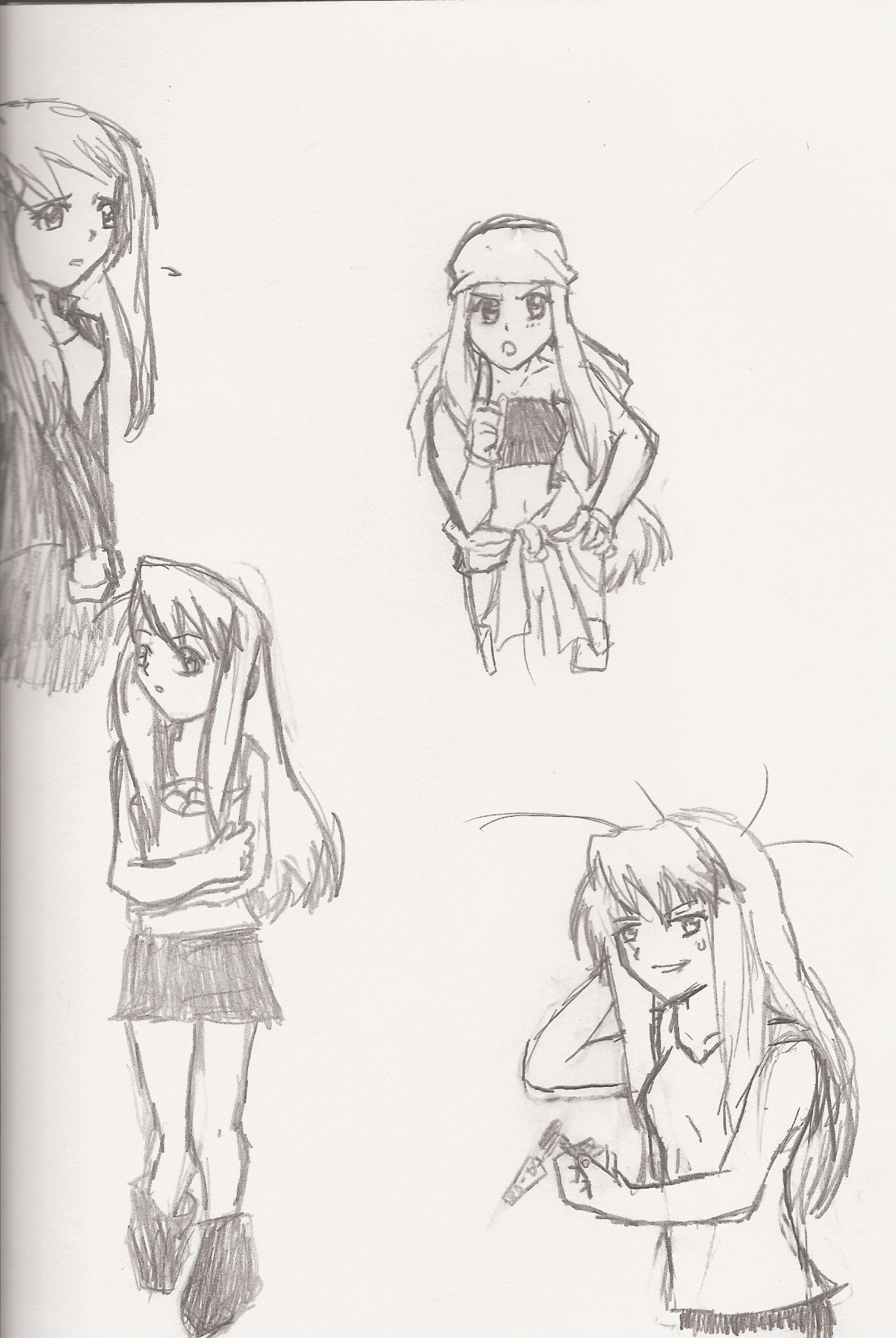Winry sketches by SasuSaku01