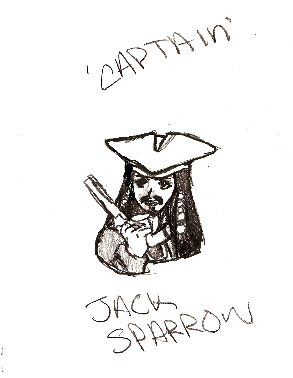 Captain Jack Sparrow by SasuSaku01