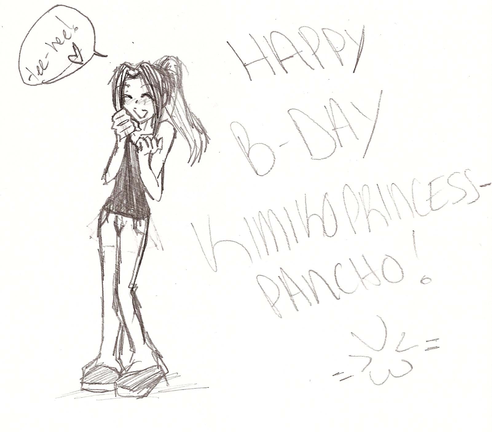 KimikoPrincessPancho's Birthday request by SasuSaku01