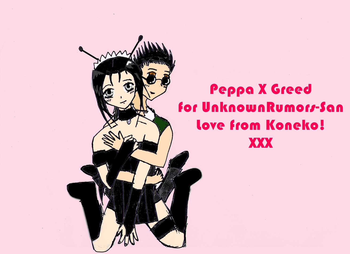 PeppaXGreed for UnknownRumors on TheO &lt;3 by SasukeAndMomijiHaHa