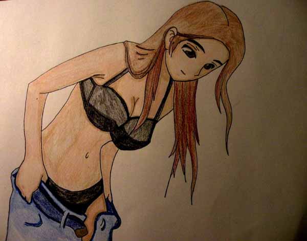 Drawing - #8 Panties by Sasuke_Uchiha1121