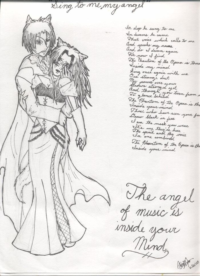 Sing to me, my angel... by Satari_The_Wolf_Demon_Vampire