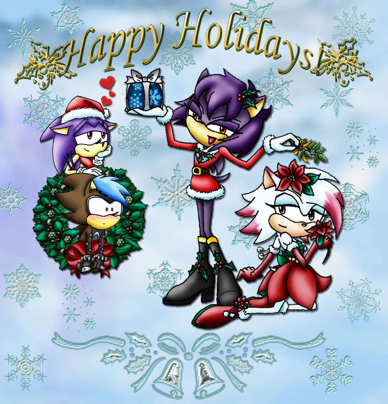 Happy hedgehog Holidays! by SaturnGrl