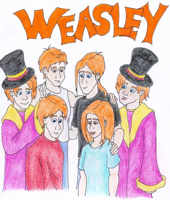 Weasley Family Portrait by SazZat