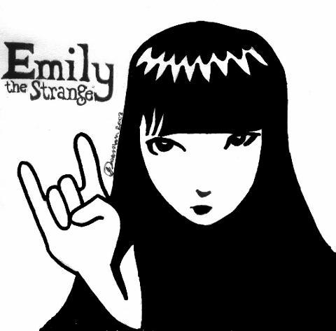 Emily the Strange (she's REAL) by Scar