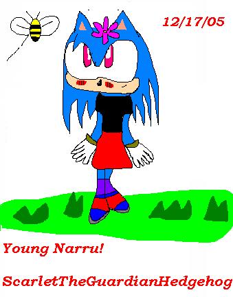 Young Narru by ScarletTheGuardianHedgehog
