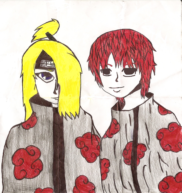 Sasori and Deidara by ScarrFace