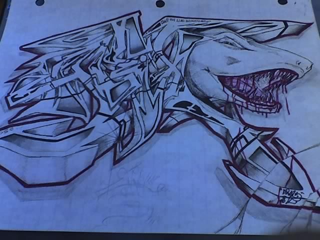 Shark 'n Graffiti by ScarrFace