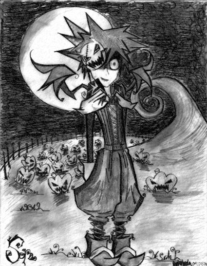 *It's Sora in Halloween Town!* by ScissorWonkaSnip