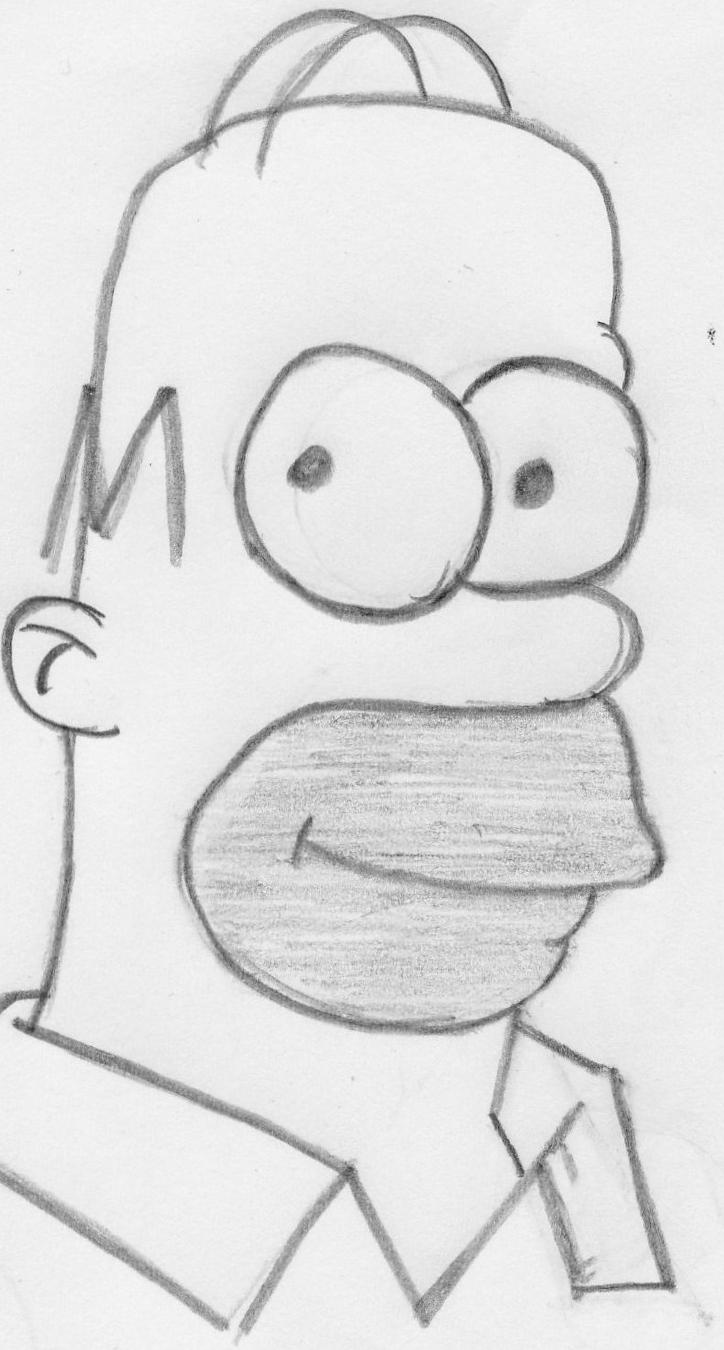 Homer Simpson by Scoot