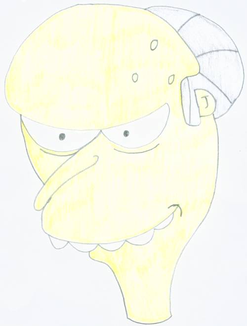 The Evil Mr. Burns by Scratch