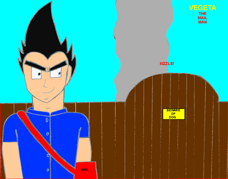Vegeta-The Mail Man by Scratch
