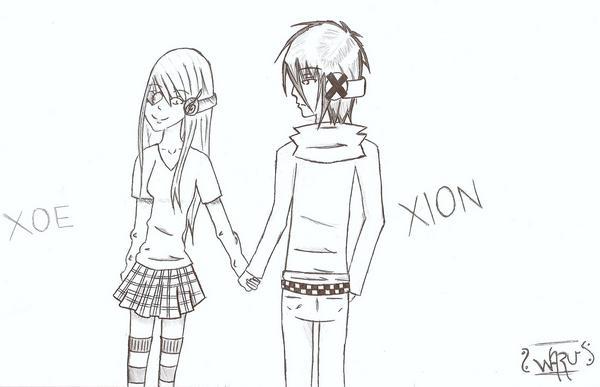 Xoe and Xion by ScreamTheTragedy