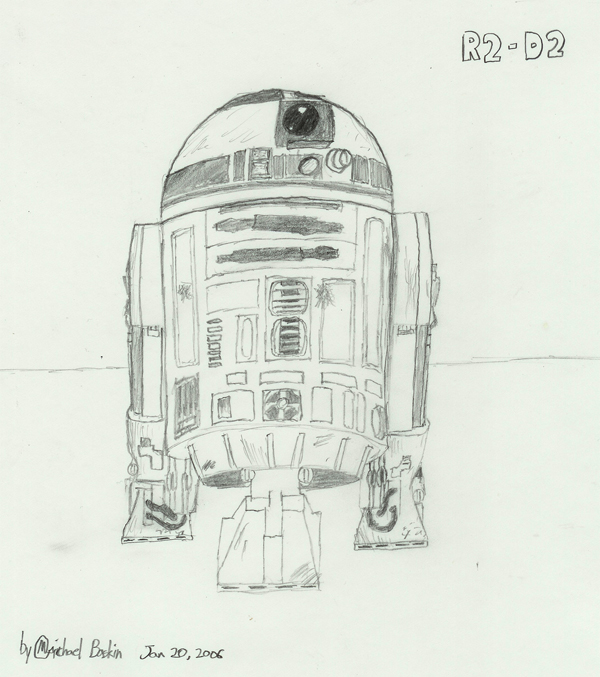 Astromech Droid R2-D2 by Scrooby