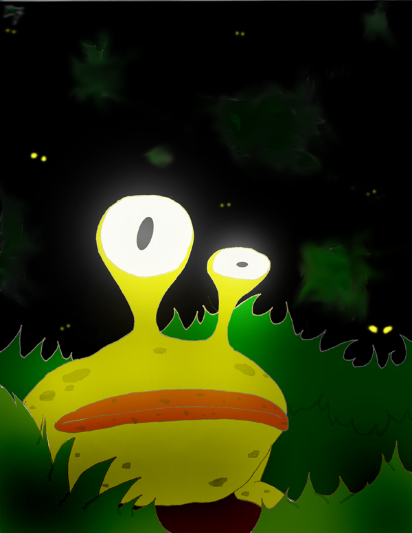 Luminous Frog by Scrooby