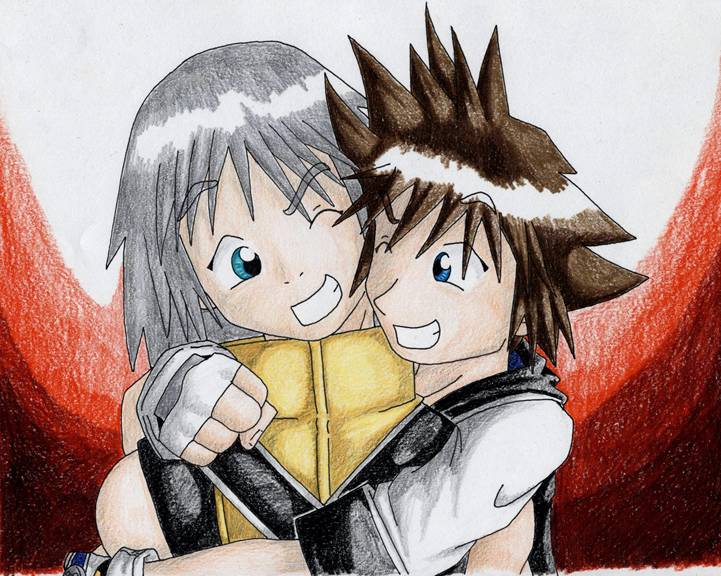 Riku and Sora by SeanHalnais