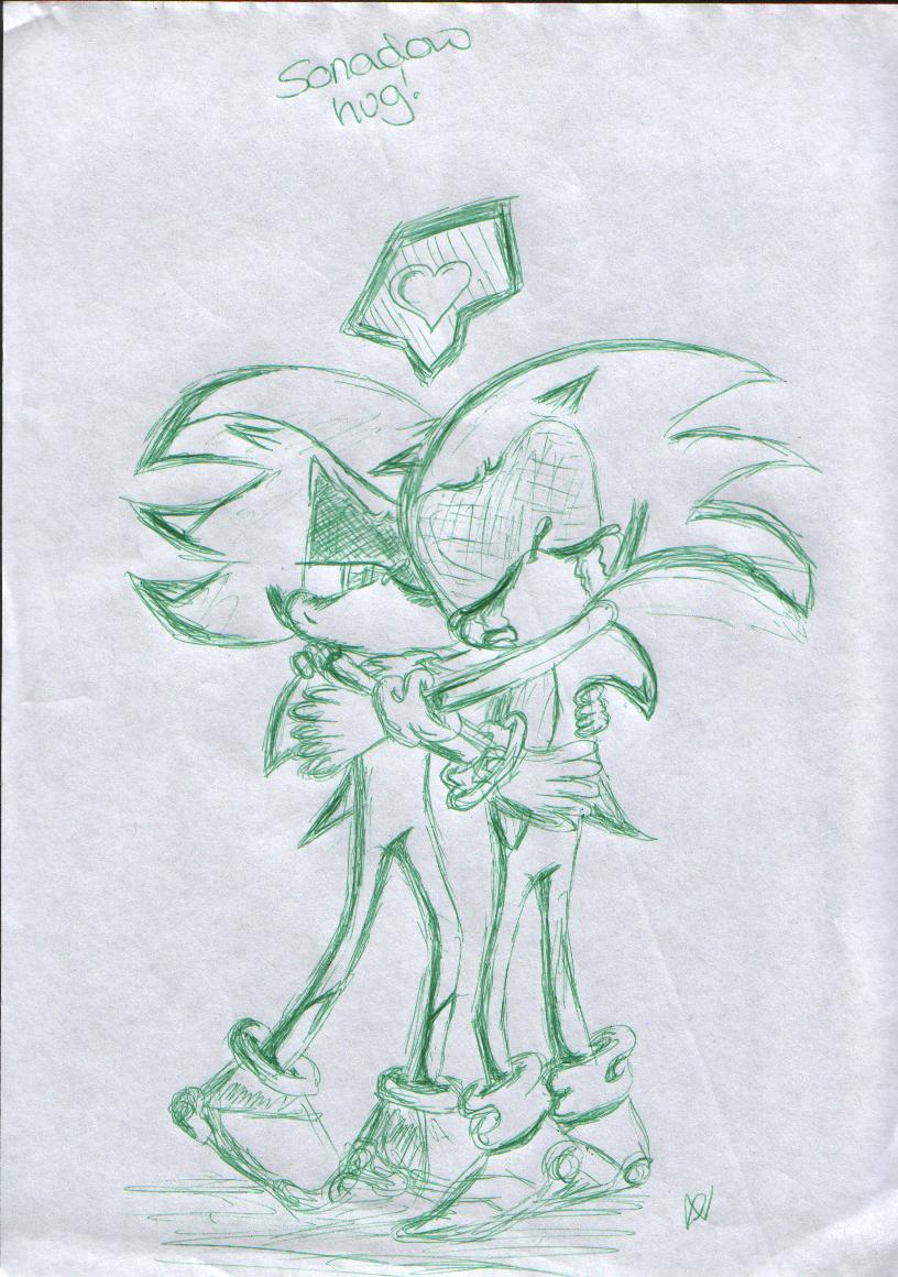 Sonadow Hugsies by Sega_Doodle_Bug