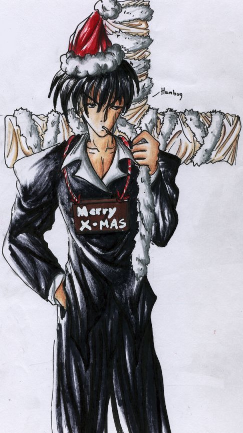 Merry Christmas from Wolfwood by Seifer-sama