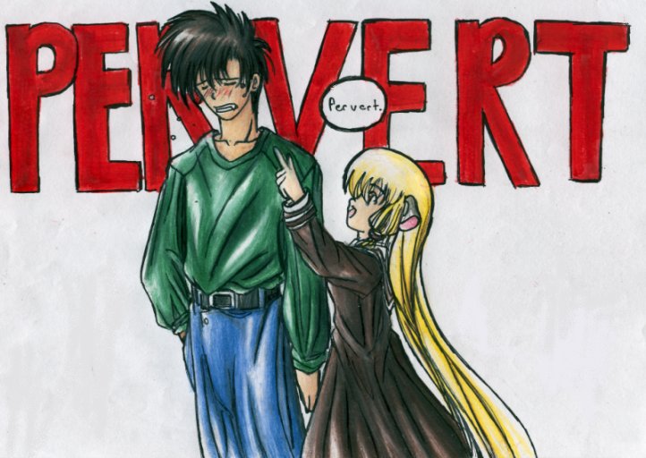 Hideki is a Pervert by Seifer-sama