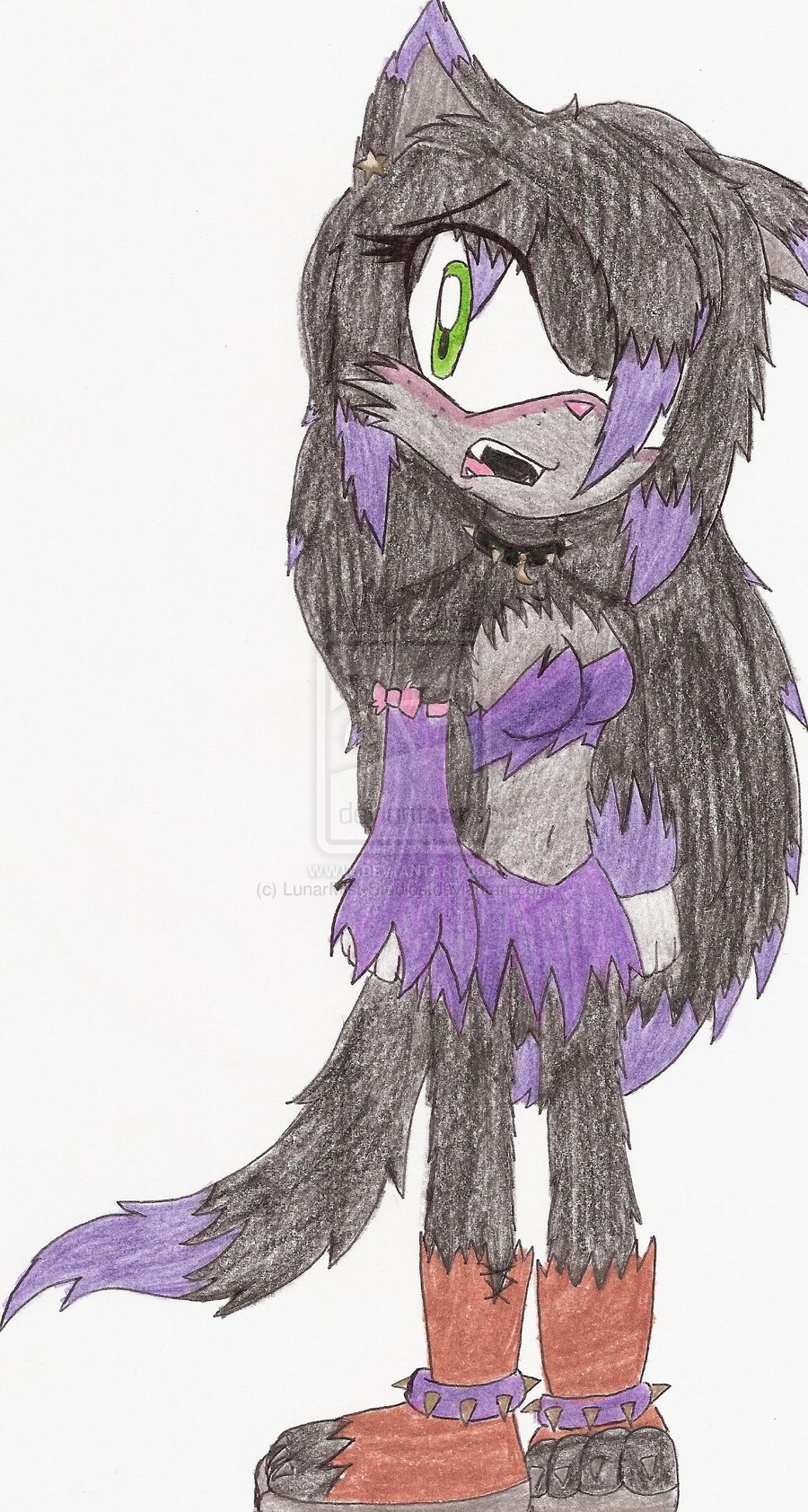 Selania the Werehog - Please Don't Look At Me by SelaniaTheHedgehog