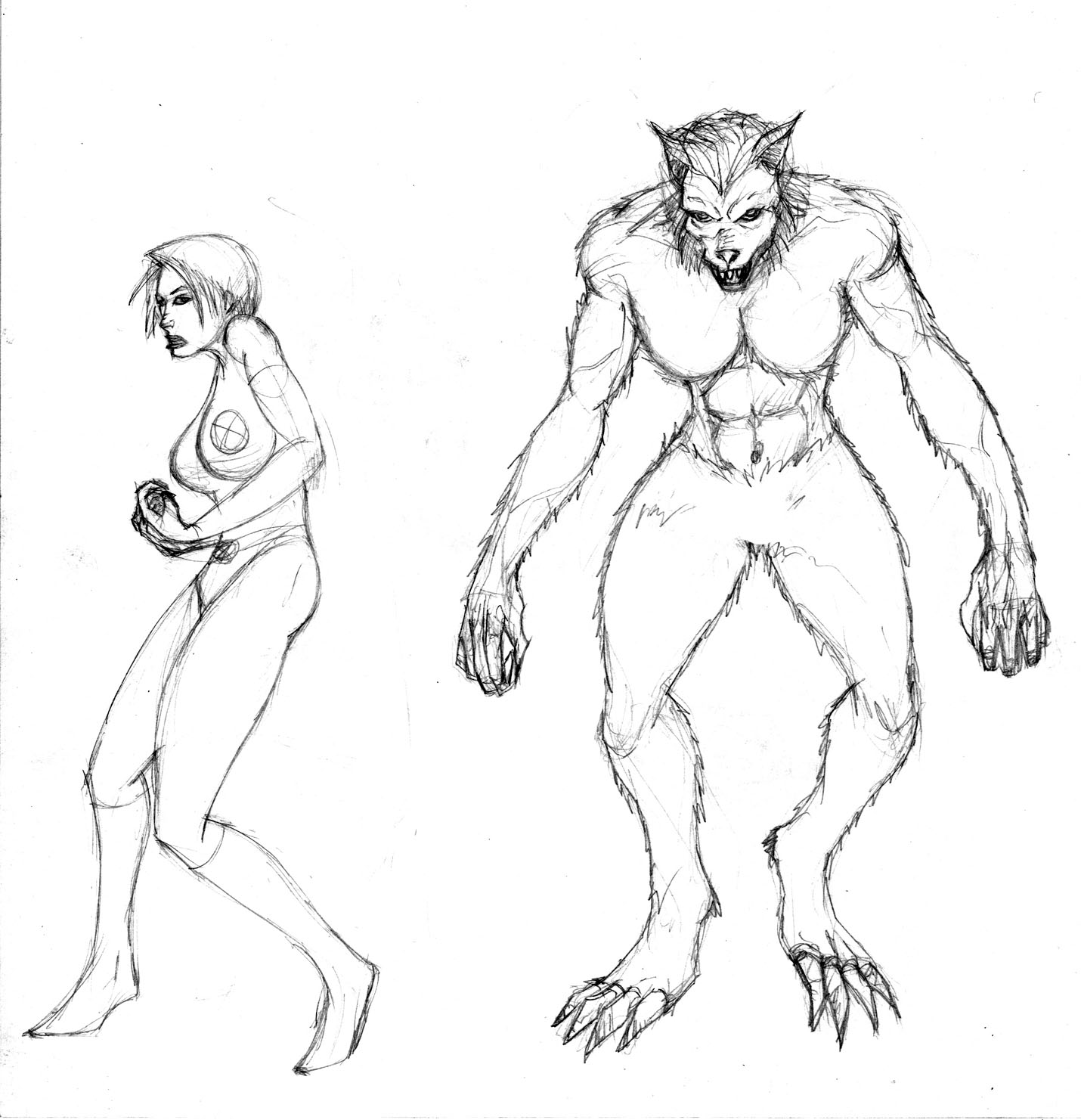 wolfsbane transforms into a werewolf? by Selkirk
