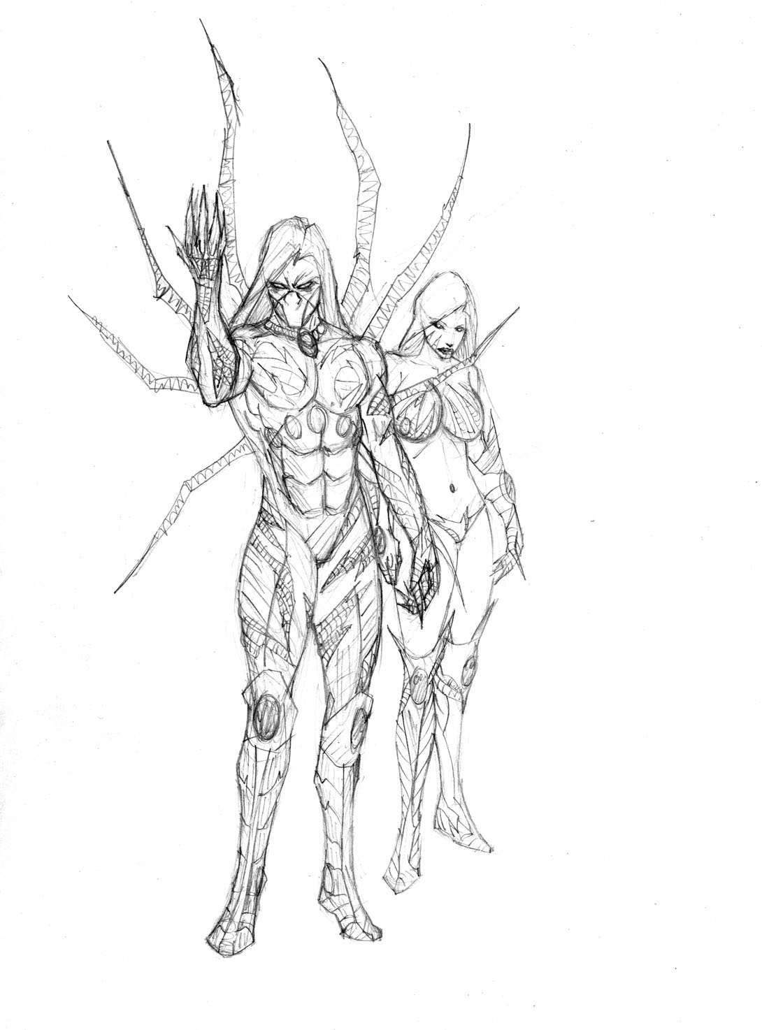 darkness and witchblade stand around... by Selkirk