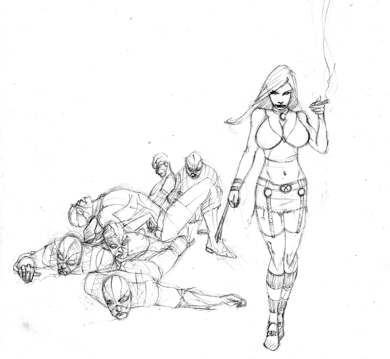 x-23 goes to a hydra meeting? by Selkirk