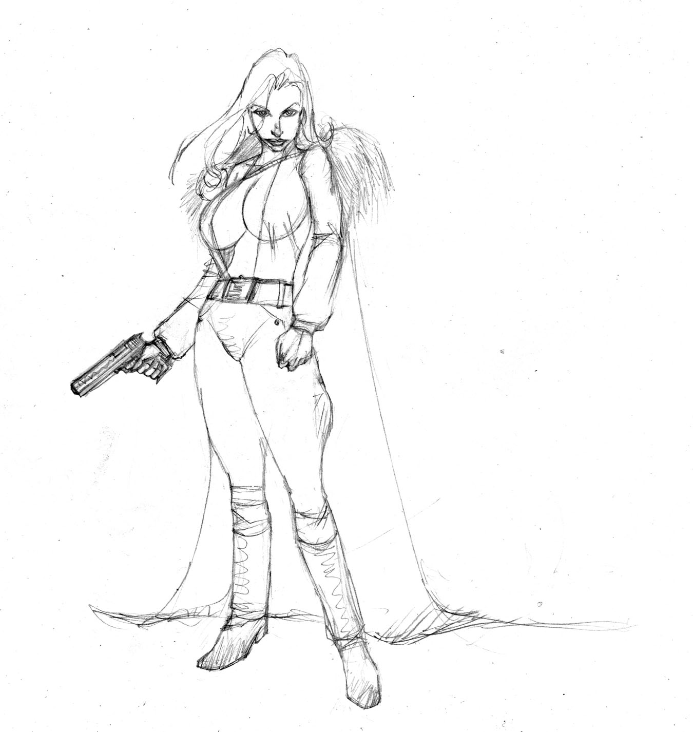 valkyrie has a gun... by Selkirk