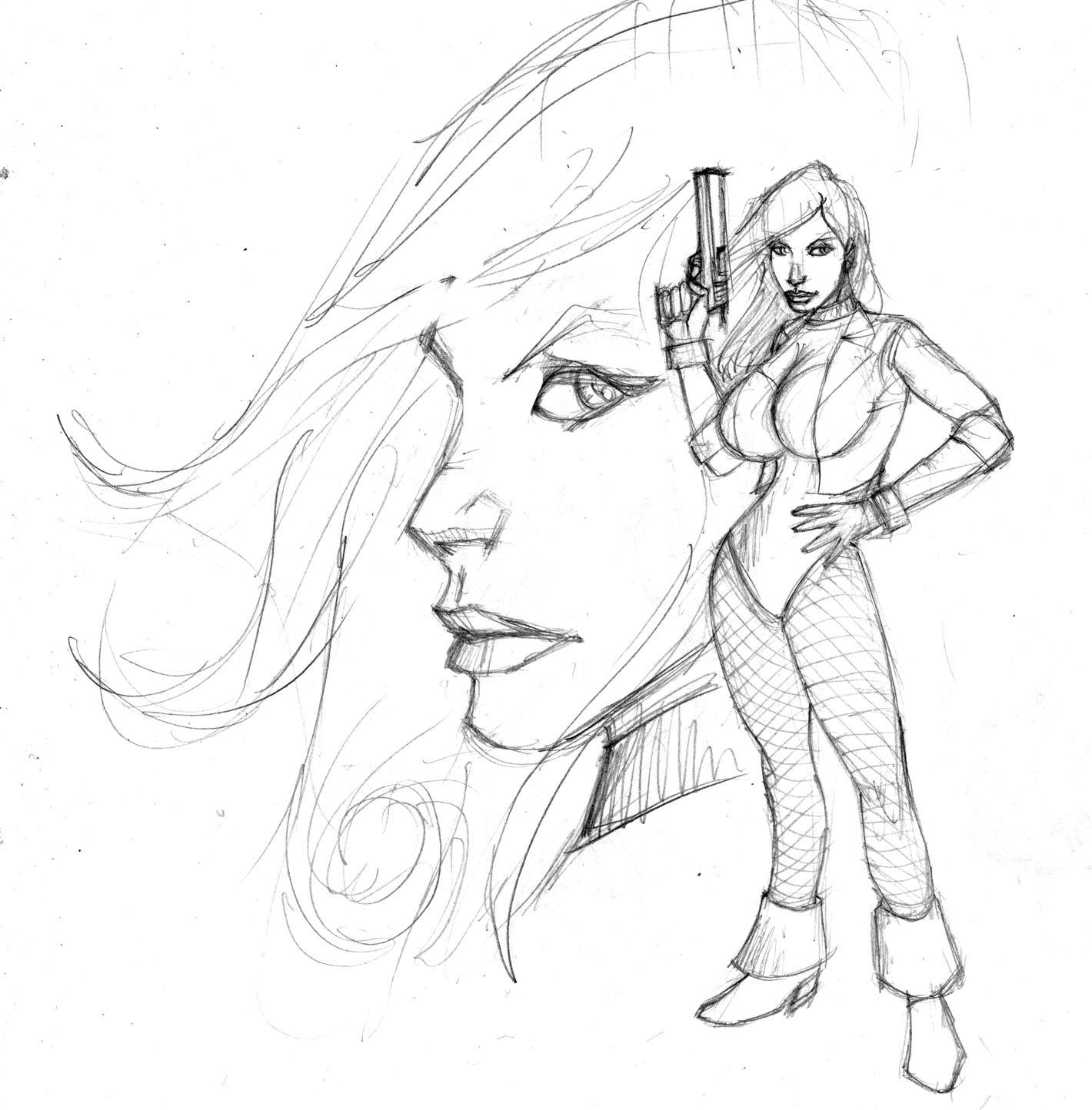 black canary and her face? by Selkirk